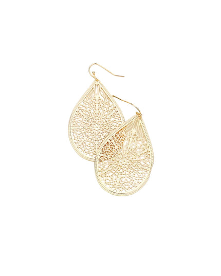 Filigree Teardrop Earrings