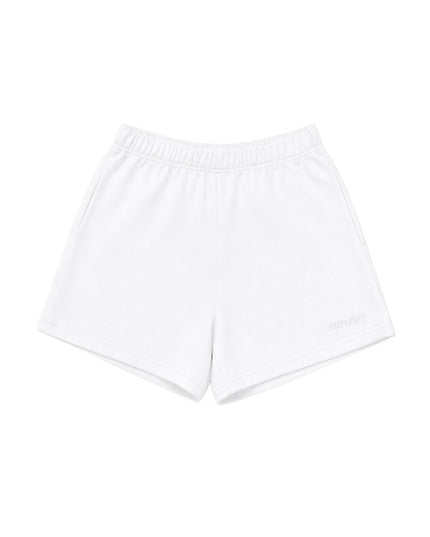 SunDay Tone on Tone Embroidered Shorts