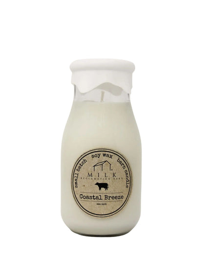 Coastal Breeze Milk Bottle Candle