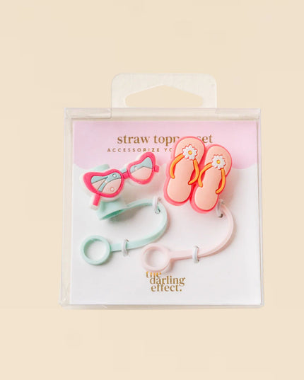 Sunny Style Straw Topper Set