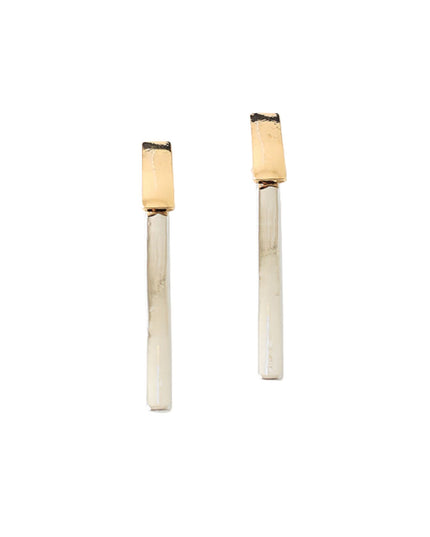 Rectangle Bar Drop Earrings