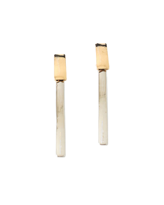 Rectangle Bar Drop Earrings