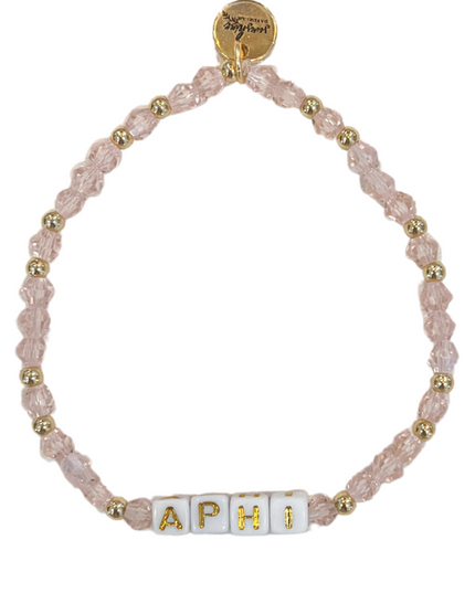 APhi Sorority Letter Block Bracelet
