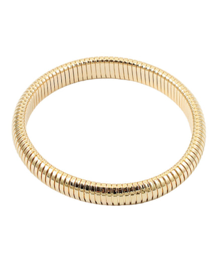Wide Metal Snake Chain Bracelet