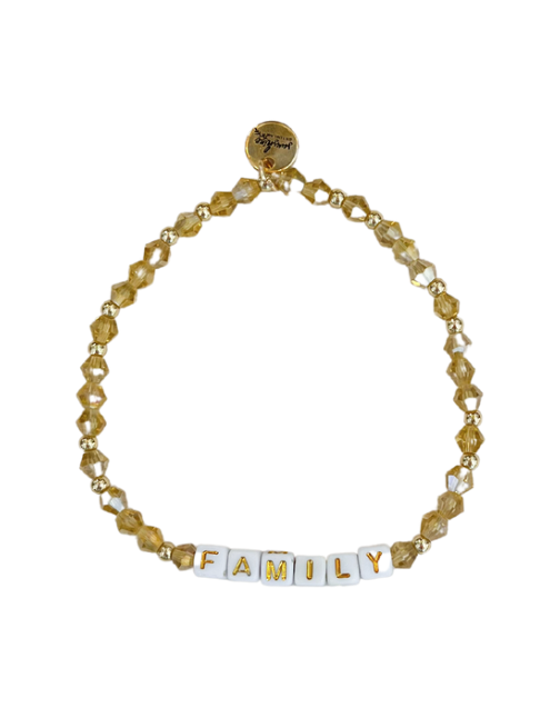 Family Letter Block Bracelet
