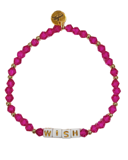 Wish Letter Block Bracelet