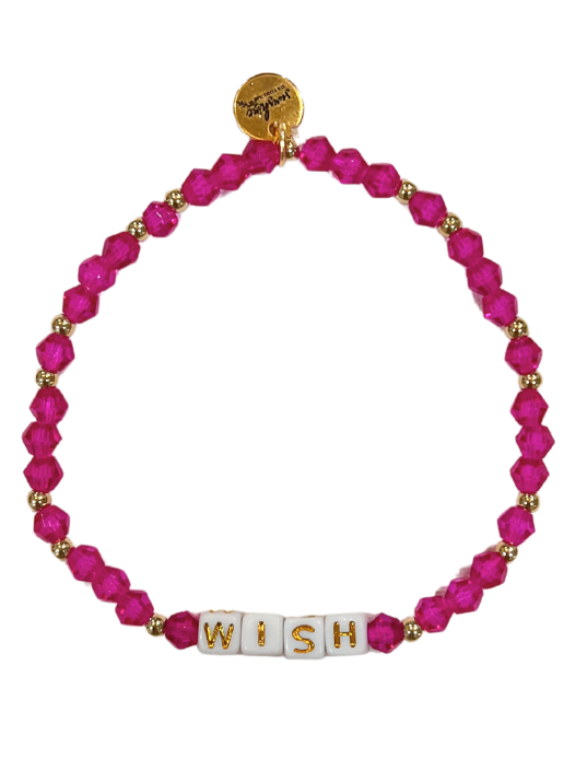 Wish Letter Block Bracelet