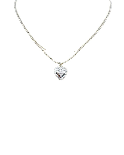 Heart Charm Double Layered Necklace