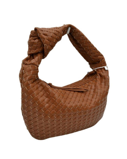 Knot Woven Shoulder Bag