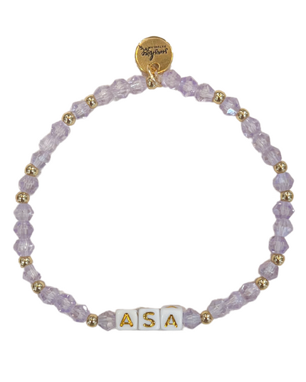 ASA Sorority Letter Block Bracelet