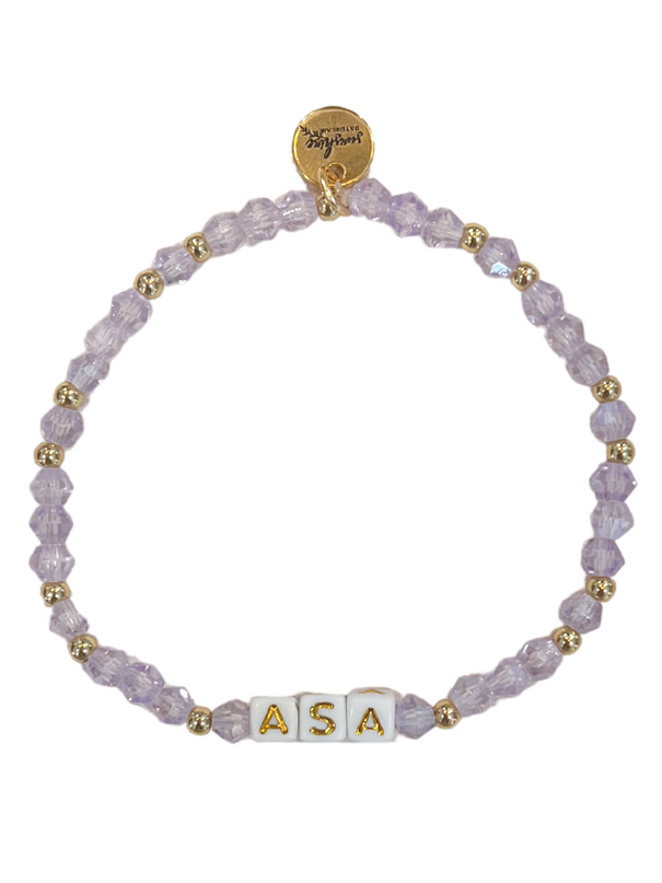 ASA Sorority Letter Block Bracelet