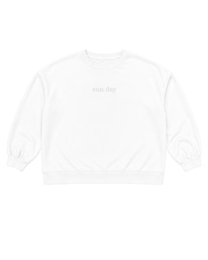 SunDay Tone on Tone Embroidered Crew Neck