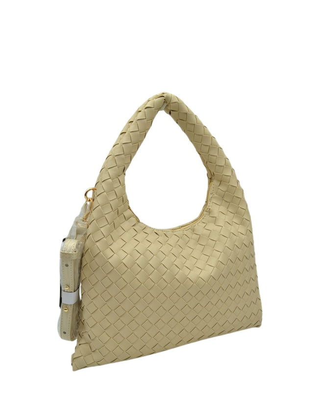 Weave Hobo Shoulder Bag
