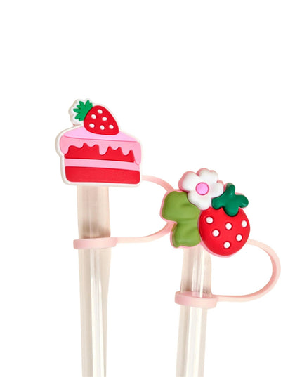 Strawberry Shortcake Straw Topper Set