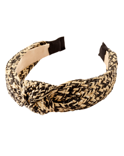 Flat Weave Knotted Rattan Headband