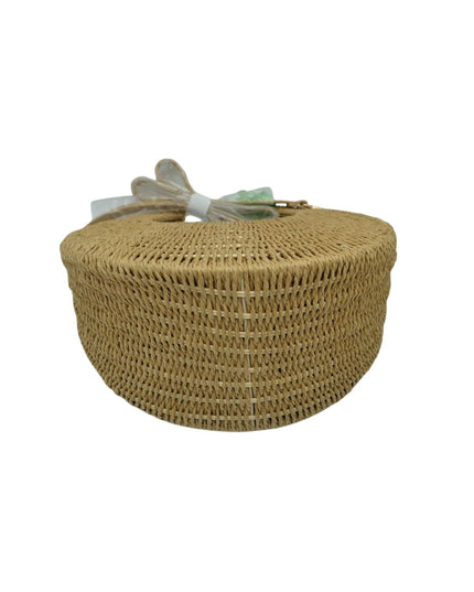 Circle Structure Woven Bag