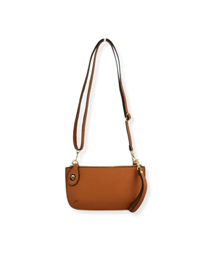 Twist Closure Small Wristlet Crossbody Bag