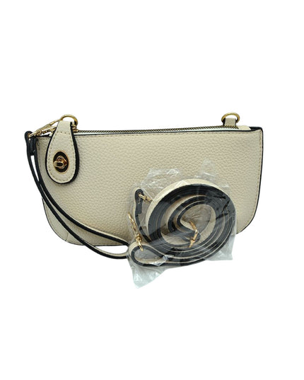 Twist Closure Small Wristlet Crossbody Bag