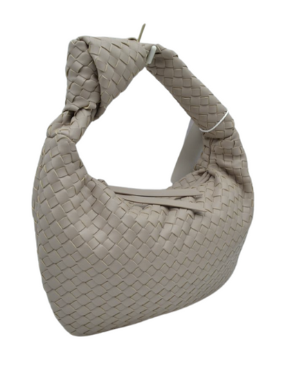 Knot Woven Shoulder Bag