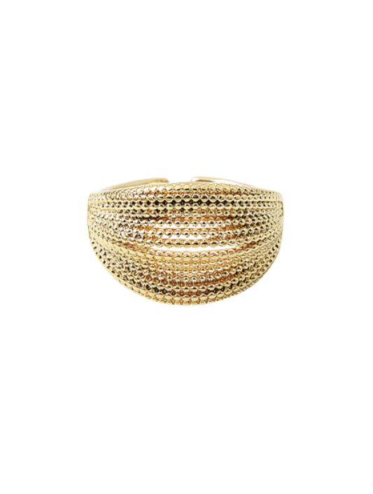 Multi Layer Ball Bead Cuff Ring