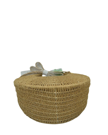 Circle Structure Woven Bag