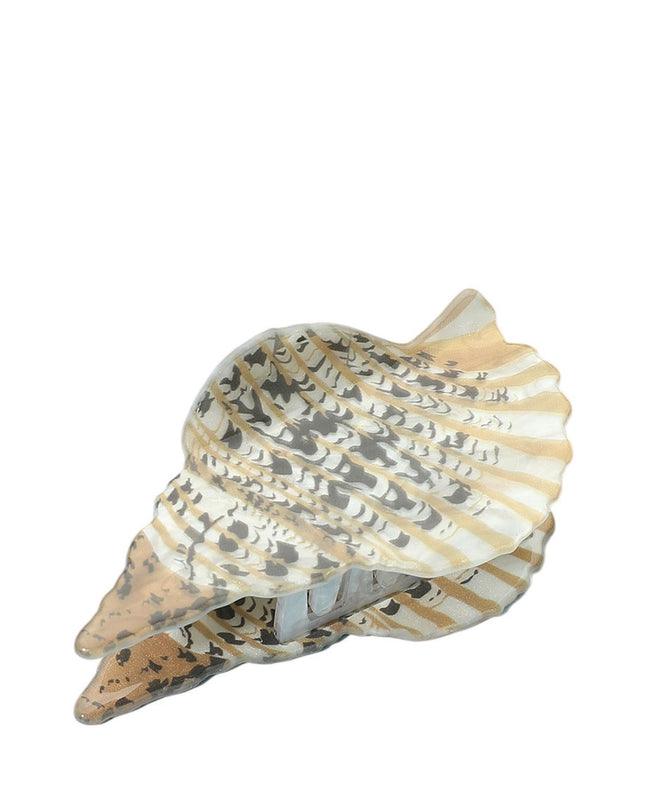 Trumpet Sea Shell Hair Claw Clip