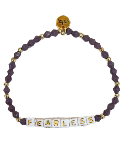 Fearless Letter Block Bracelet