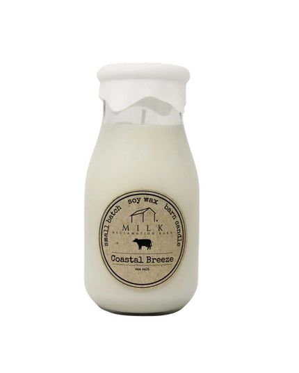 Coastal Breeze Milk Bottle Candle