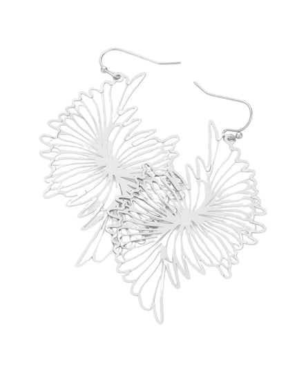 Abstract Shape Filigree Earrings