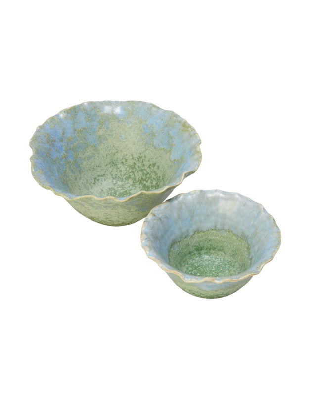 Green Blue Artisanal Bowl