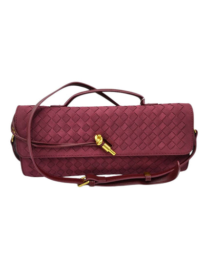 Woven Skinny Clutch Crossbody Bag
