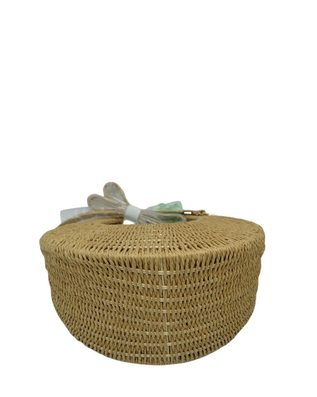 Circle Structure Woven Bag