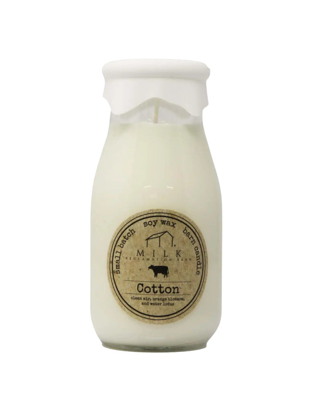 Cotton Milk Bottle Candle