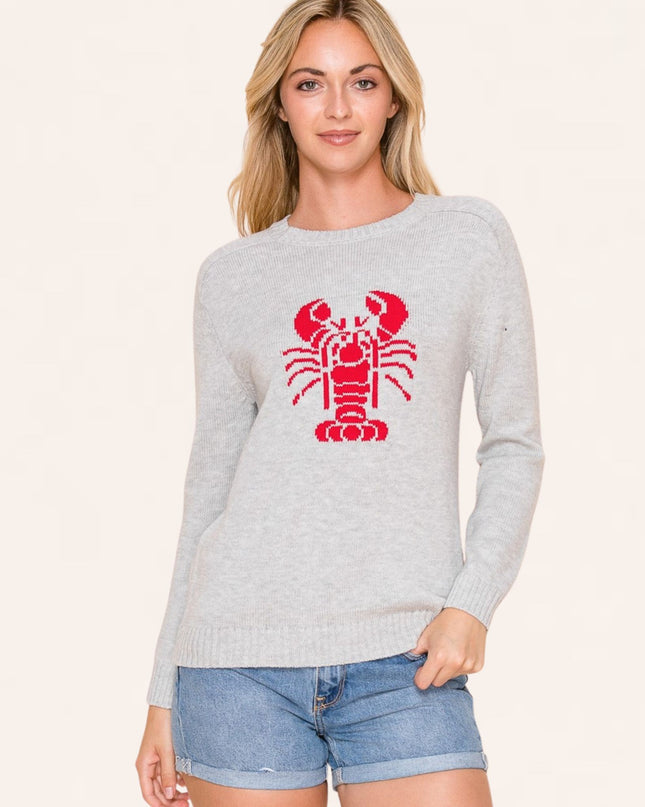 Lobster Crew Neck Sweater