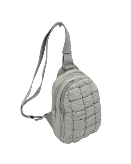 Square Quilted Puffer Sling Bag