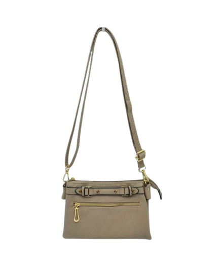 Detailed Medium Vegan Leather Crossbody