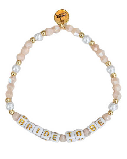 Bride To Be Letter Block Bracelet