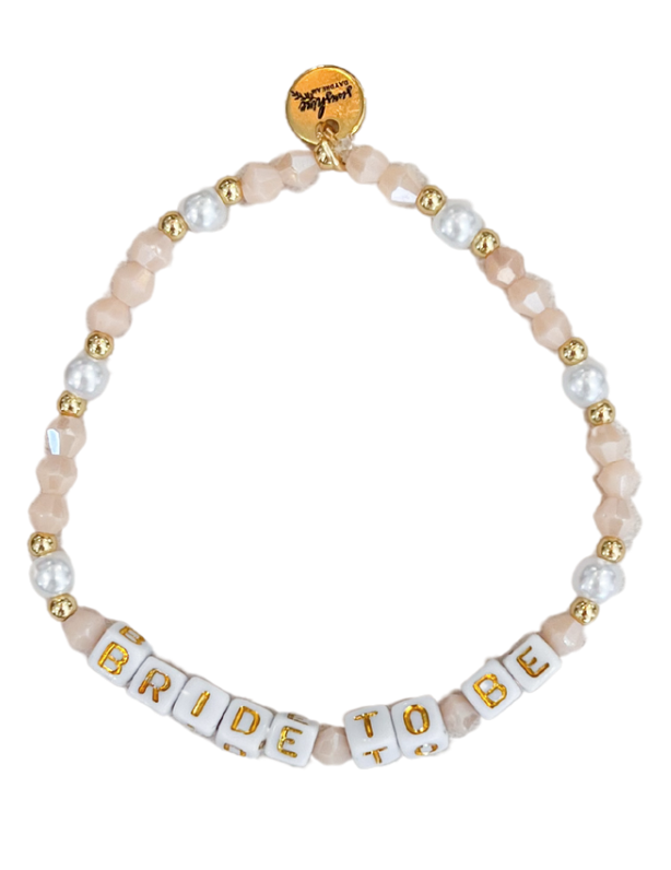 Bride To Be Letter Block Bracelet