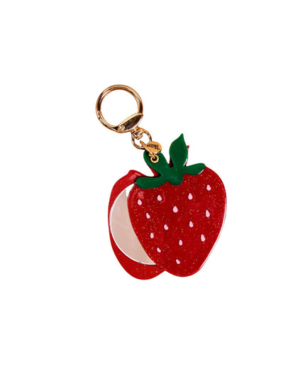 Strawberry Mini Mirror Bag Charm Bag Charm