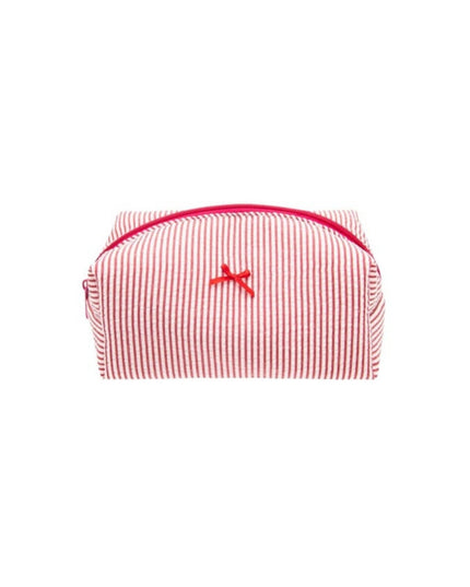 Striped Cosmetic Pouch
