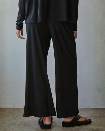 Daily Ease Elastic Waist Wide Leg Pants