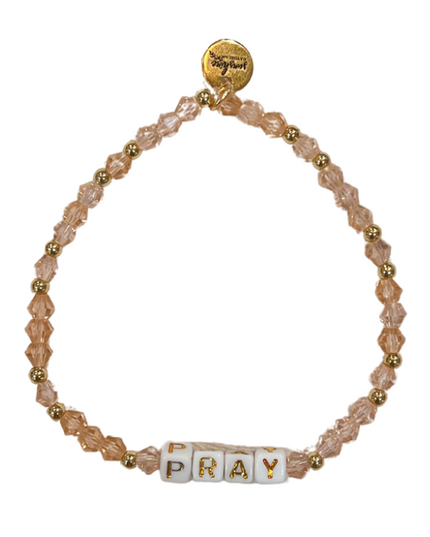 Pray Letter Block Bracelet