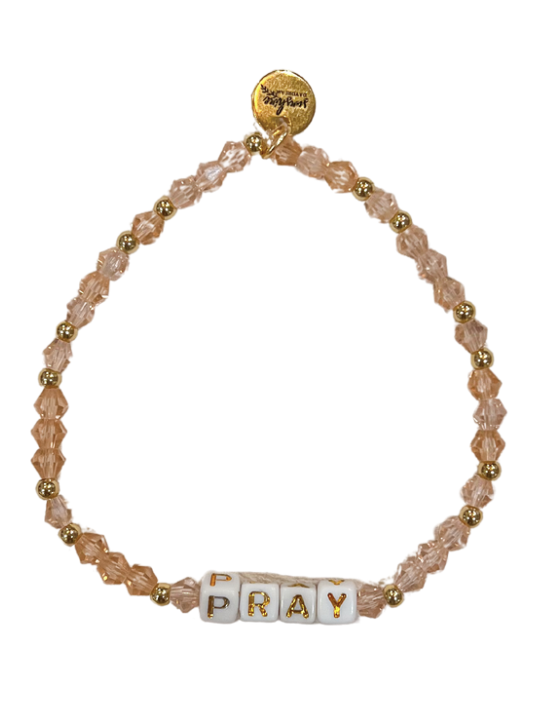 Pray Letter Block Bracelet