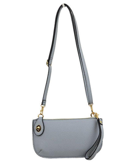 Twist Closure Small Wristlet Crossbody Bag