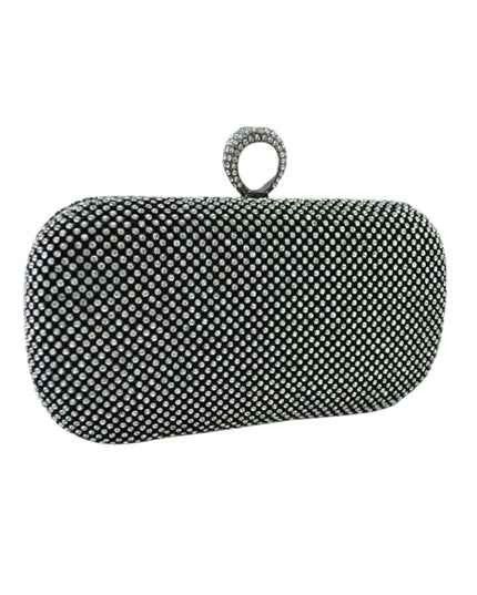 Rhinestone Studded Evening Clutch Bag