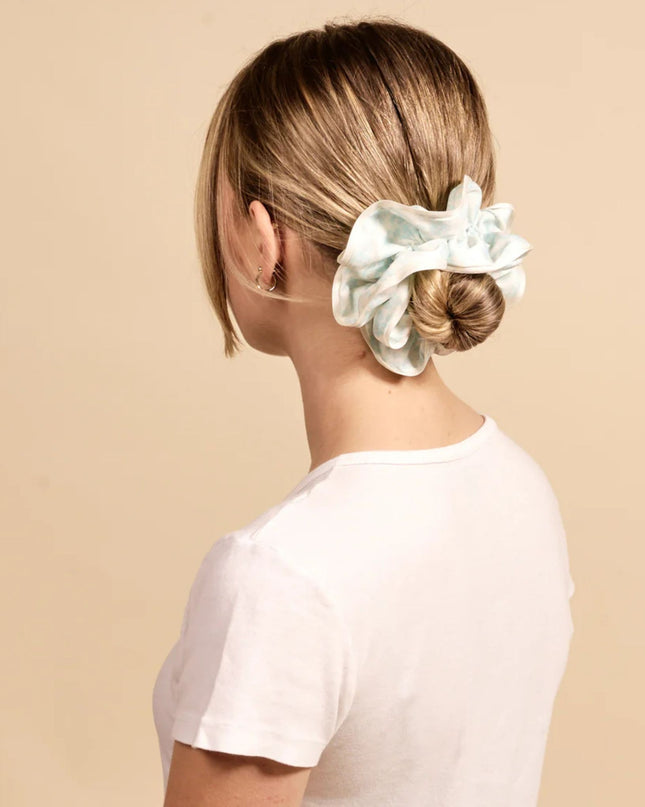 Something Blue Ruffle Up Scrunchie