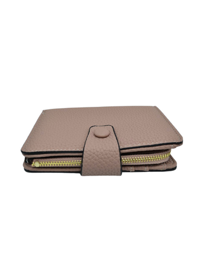 Zip Snap Button Wallet