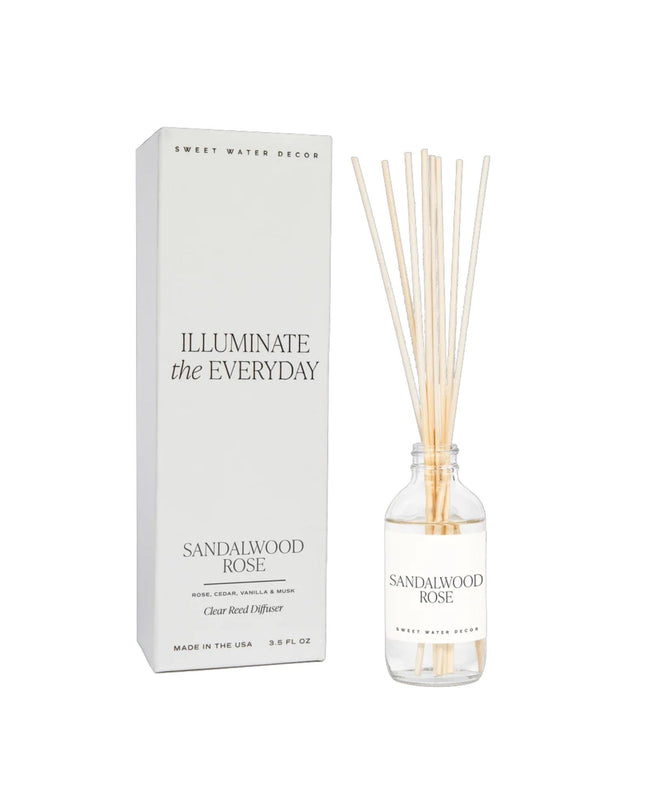 Sandalwood Rose Clear Reed Diffuser