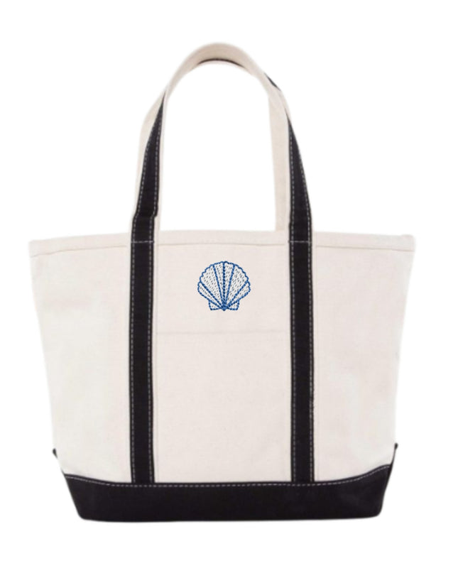 Single Icon Medium Tote Personalized Canvas Bag