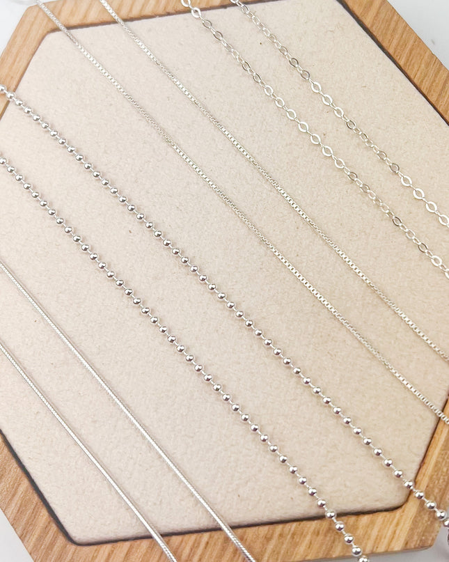 Sterling Silver Ball Bead Chain